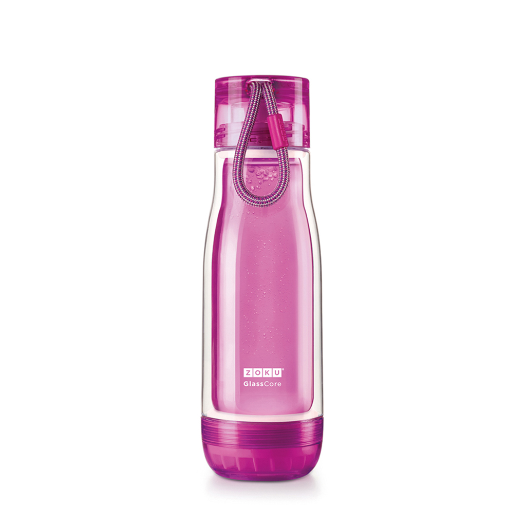 Core Bottle Everyday 475ML Glass Purple Zoku